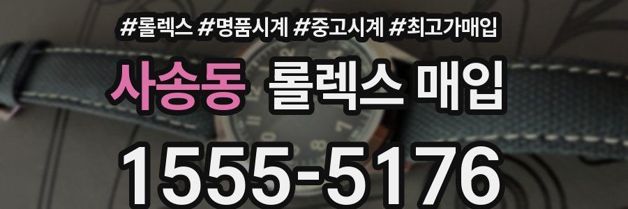 사송동 롤렉스 매입