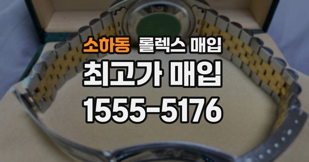 소하동 롤렉스 매입