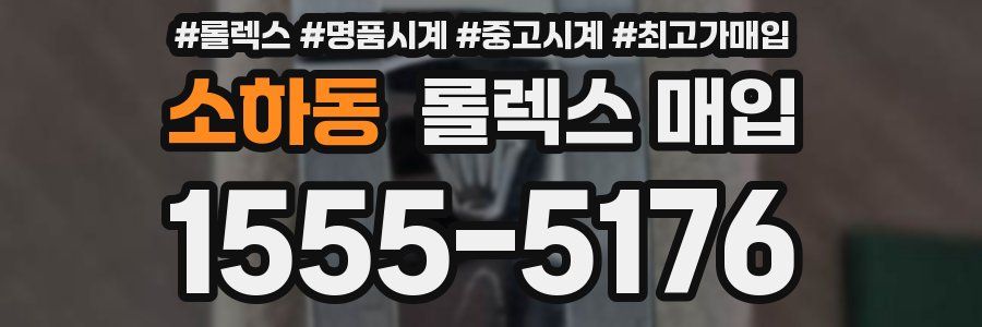 소하동 롤렉스 매입