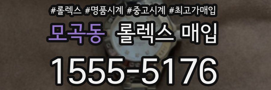 모곡동 롤렉스 매입