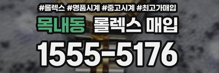 목내동 롤렉스 매입