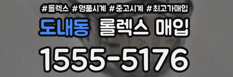 도내동 롤렉스 매입
