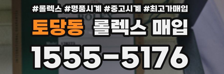 토당동 롤렉스 매입