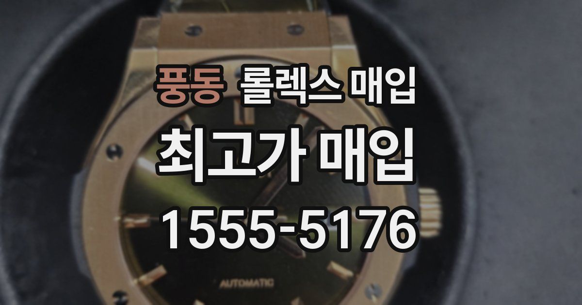 풍동 롤렉스 매입