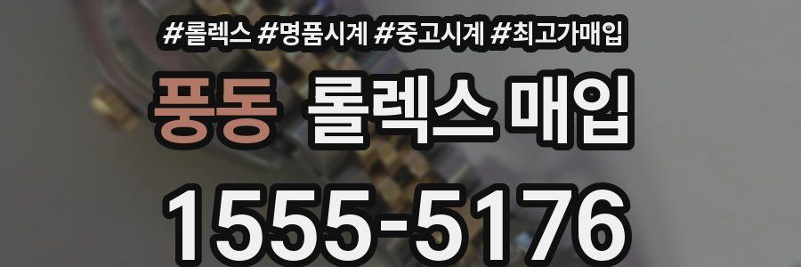 풍동 롤렉스 매입