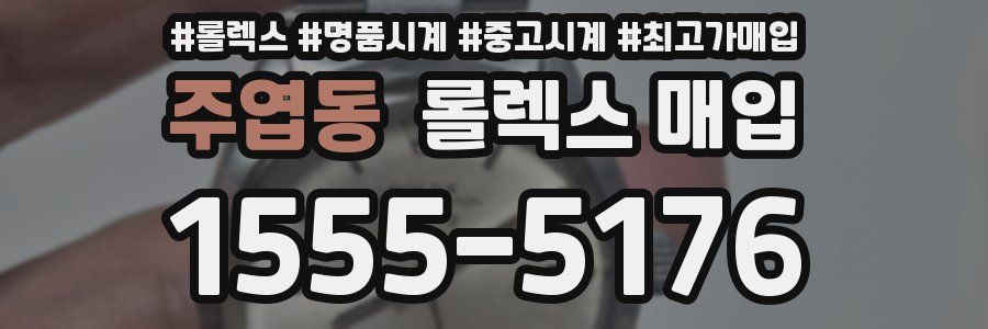 주엽동 롤렉스 매입