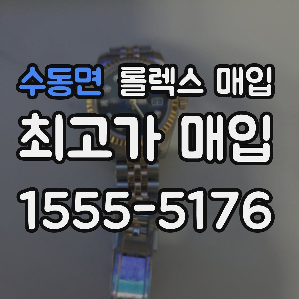 수동면 롤렉스 매입