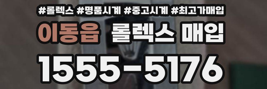이동읍 롤렉스 매입