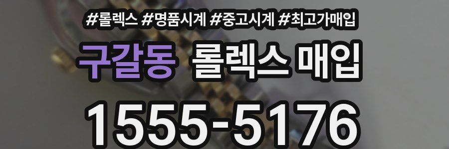 구갈동 롤렉스 매입
