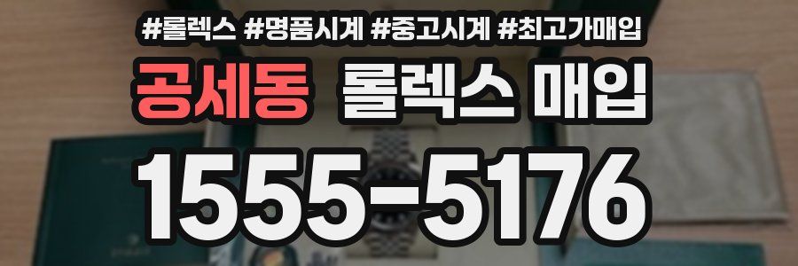 공세동 롤렉스 매입