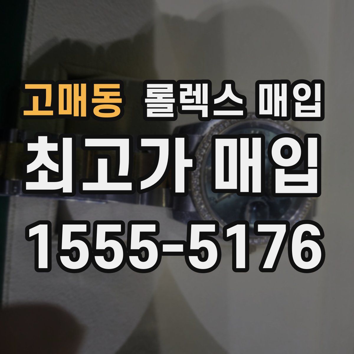 고매동 롤렉스 매입