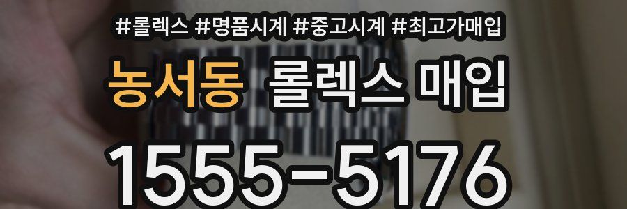 농서동 롤렉스 매입