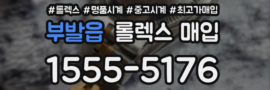 부발읍 롤렉스 매입