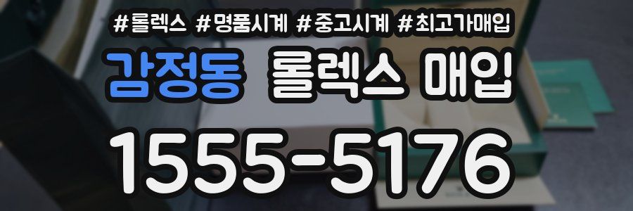 감정동 롤렉스 매입