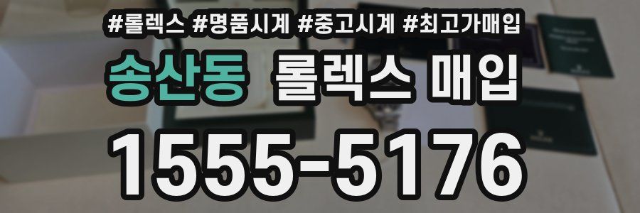 송산동 롤렉스 매입