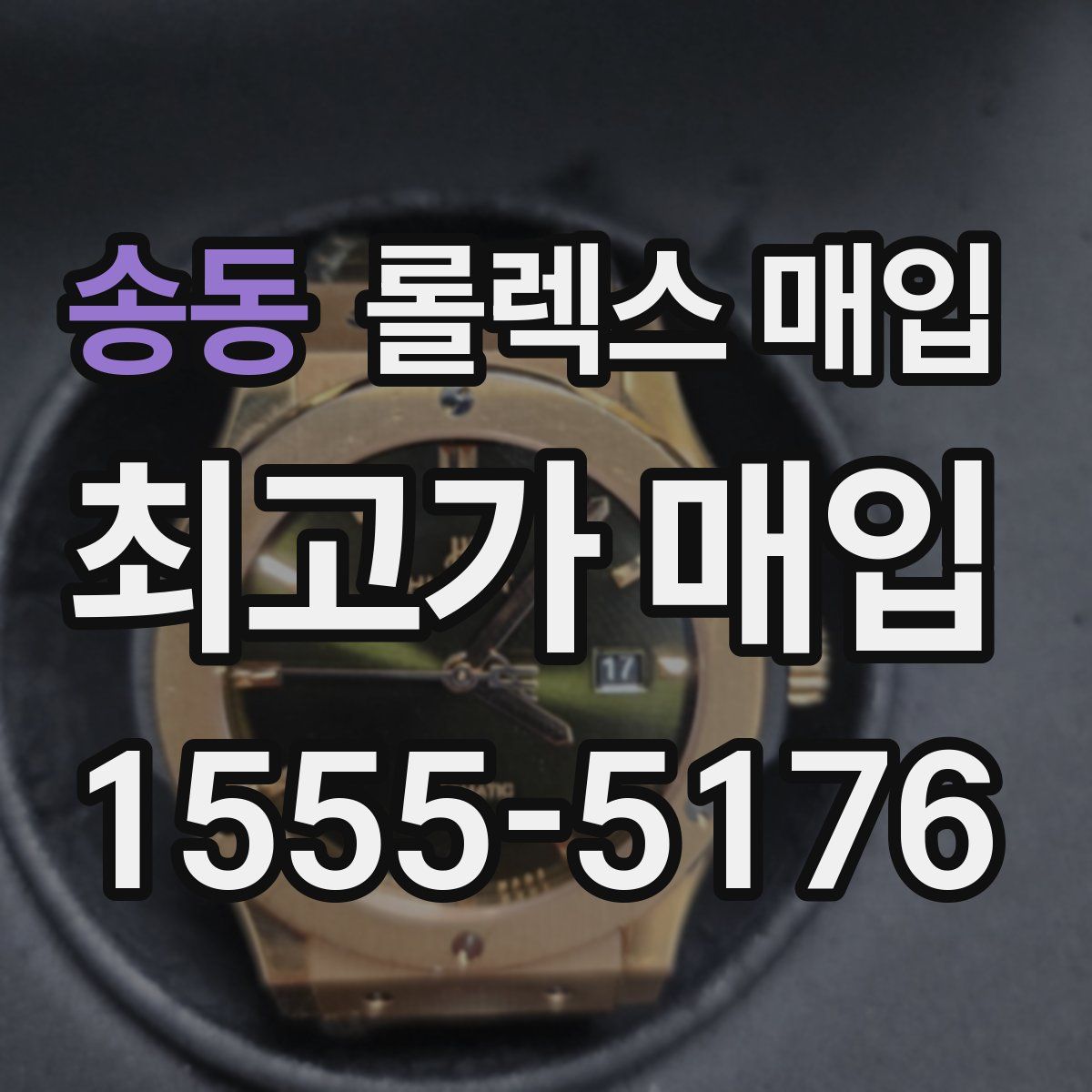 송동 롤렉스 매입