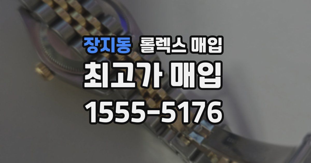 장지동 롤렉스 매입
