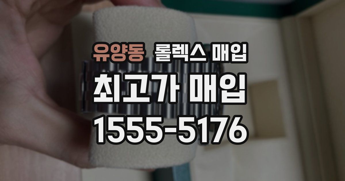 유양동 롤렉스 매입