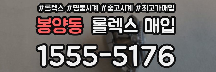 봉양동 롤렉스 매입