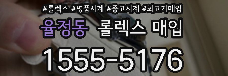 율정동 롤렉스 매입