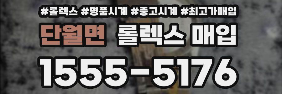 단월면 롤렉스 매입