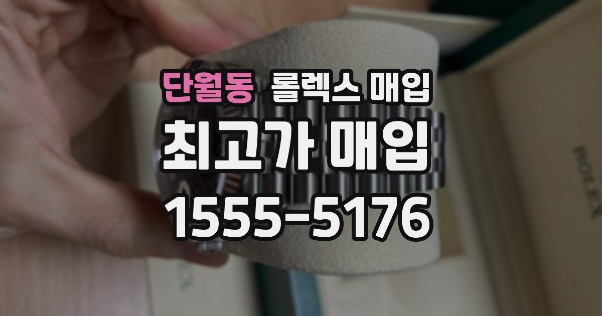 단월동 롤렉스 매입