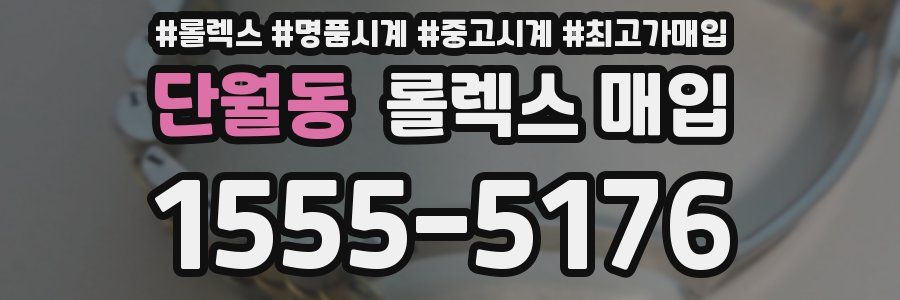 단월동 롤렉스 매입