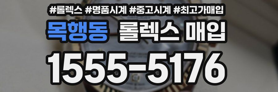 목행동 롤렉스 매입