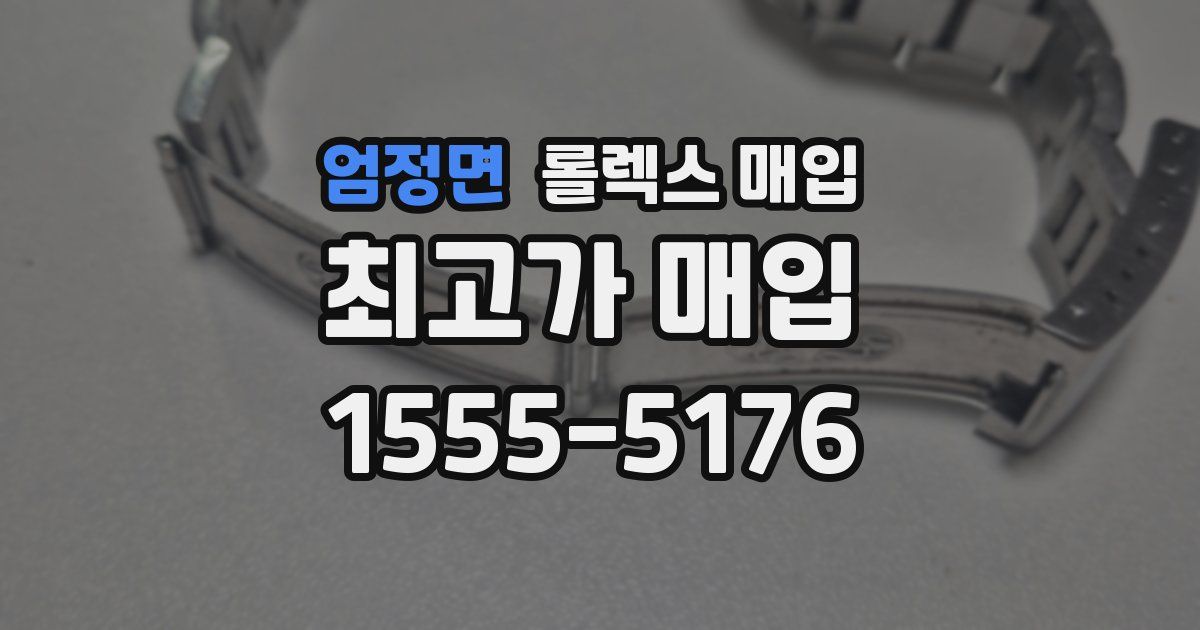 엄정면 롤렉스 매입