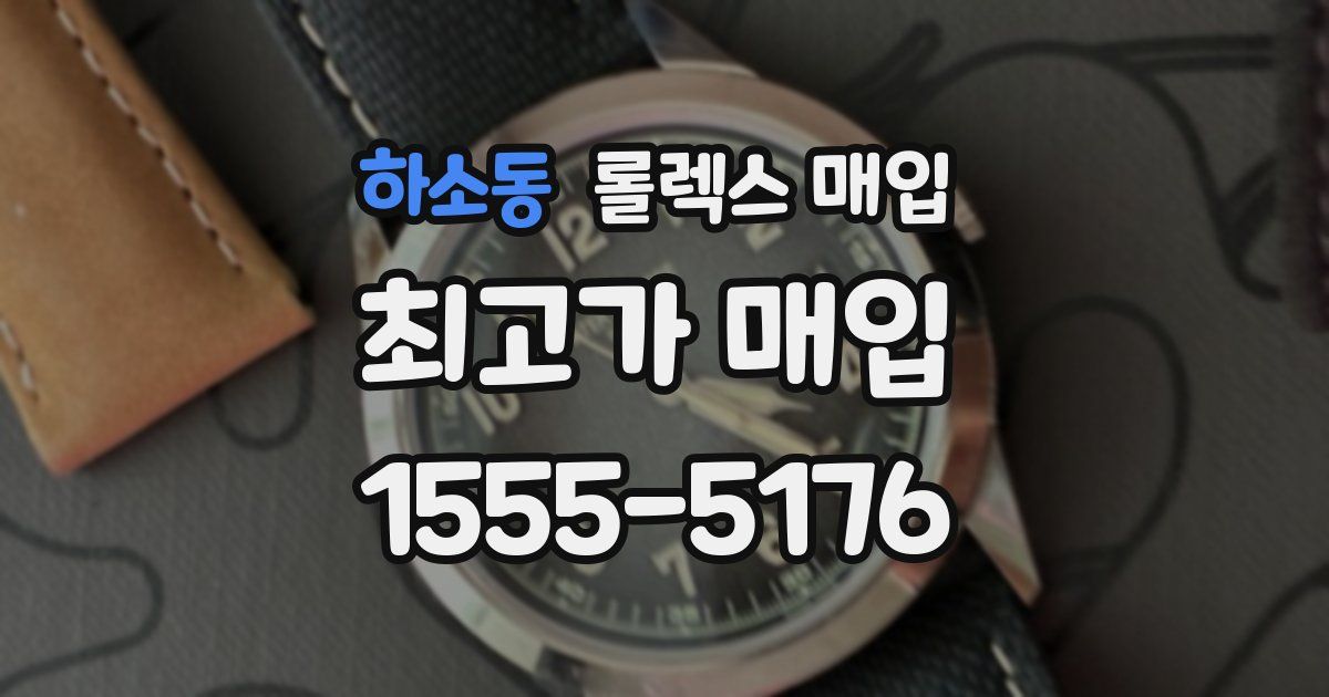 하소동 롤렉스 매입