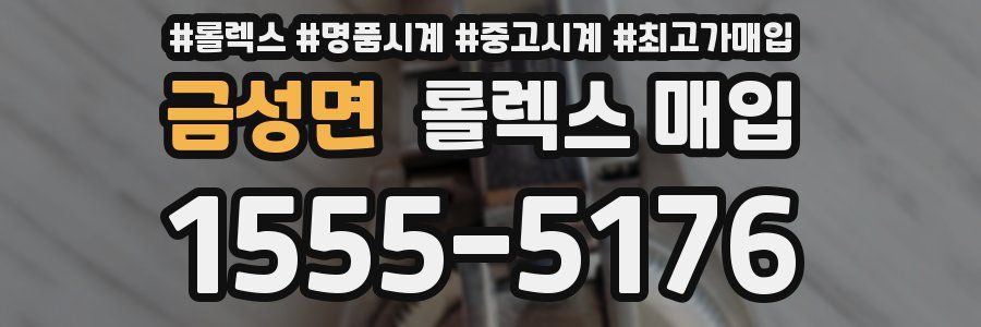 금성면 롤렉스 매입