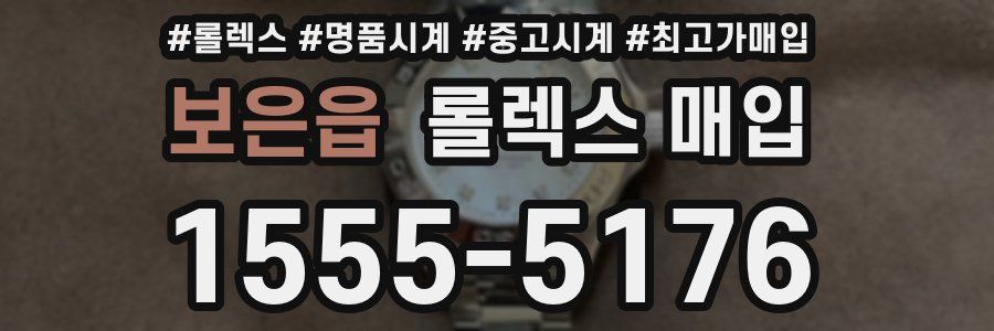 보은읍 롤렉스 매입