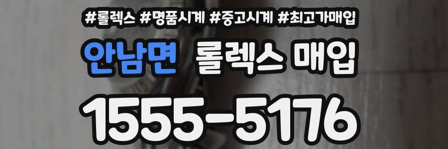 안남면 롤렉스 매입