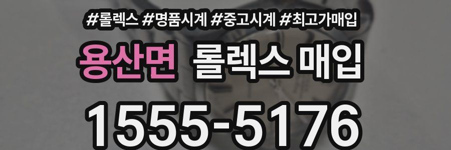 용산면 롤렉스 매입