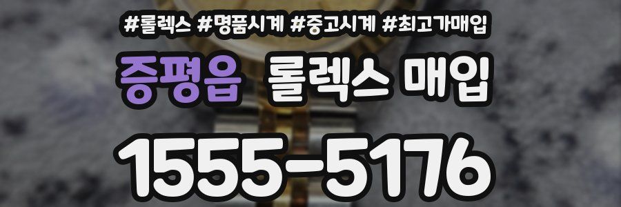 증평읍 롤렉스 매입