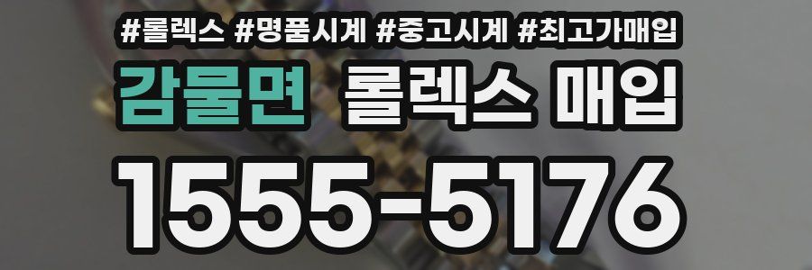 감물면 롤렉스 매입