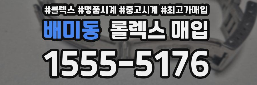 배미동 롤렉스 매입