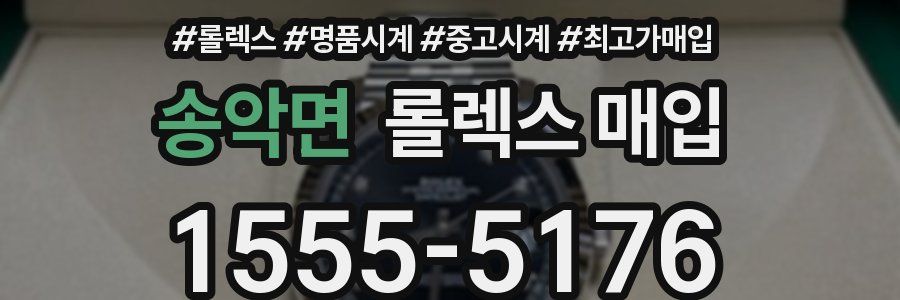 송악면 롤렉스 매입