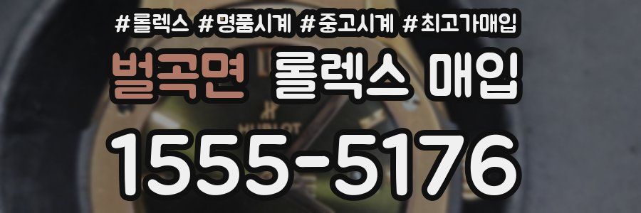 벌곡면 롤렉스 매입