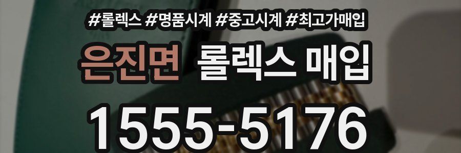 은진면 롤렉스 매입