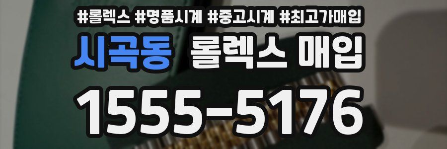 시곡동 롤렉스 매입