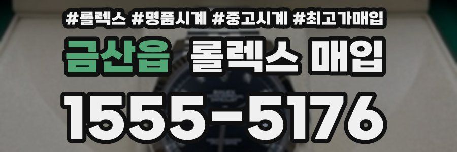 금산읍 롤렉스 매입