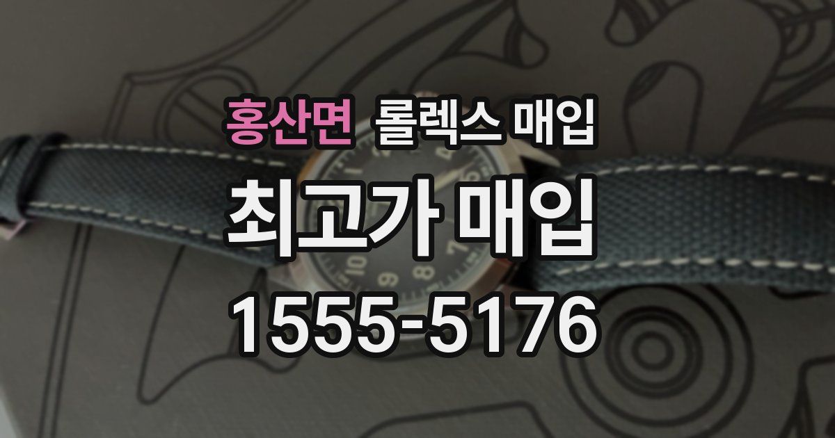 홍산면 롤렉스 매입