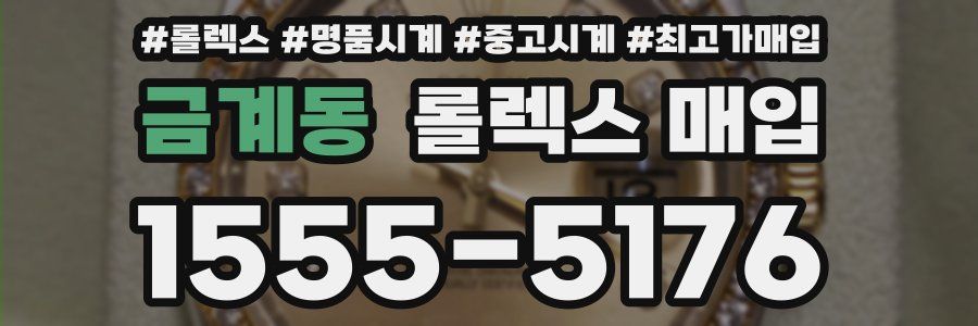 금계동 롤렉스 매입