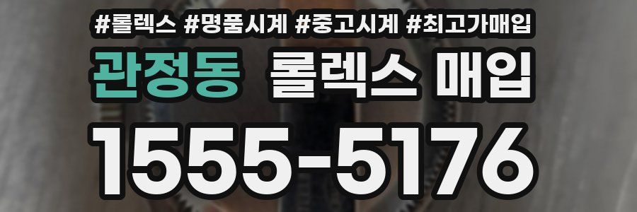 관정동 롤렉스 매입