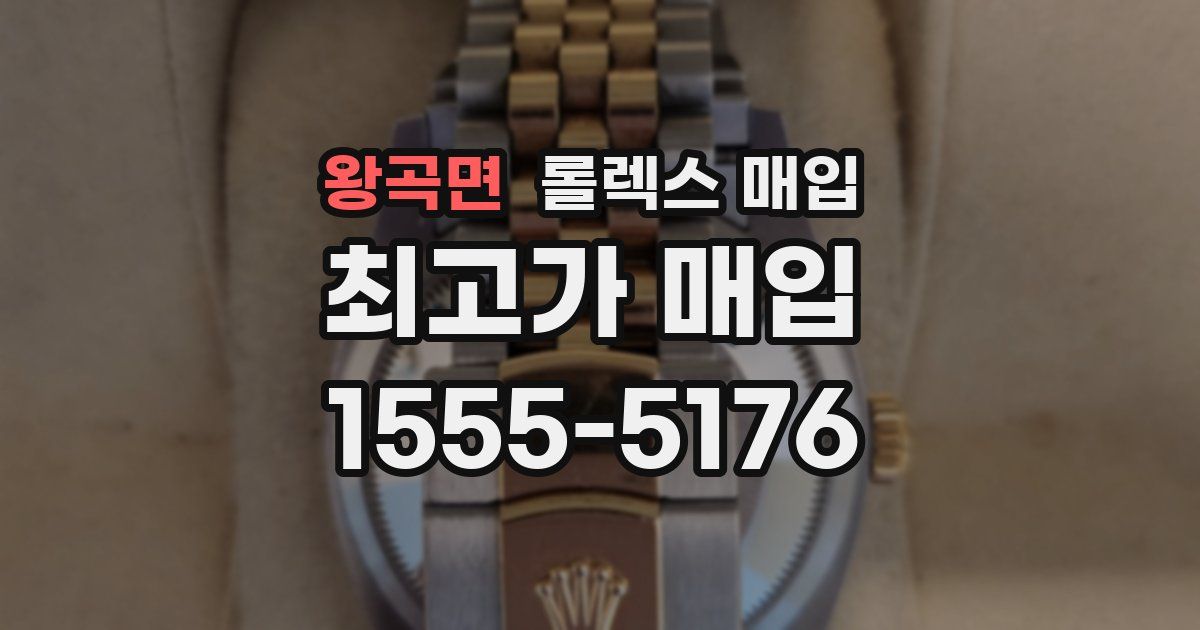 왕곡면 롤렉스 매입