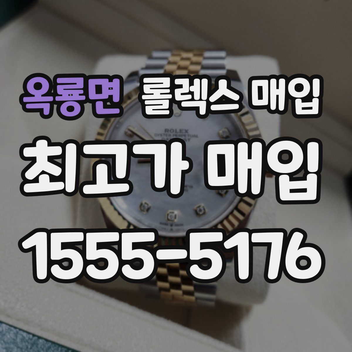 옥룡면 롤렉스 매입