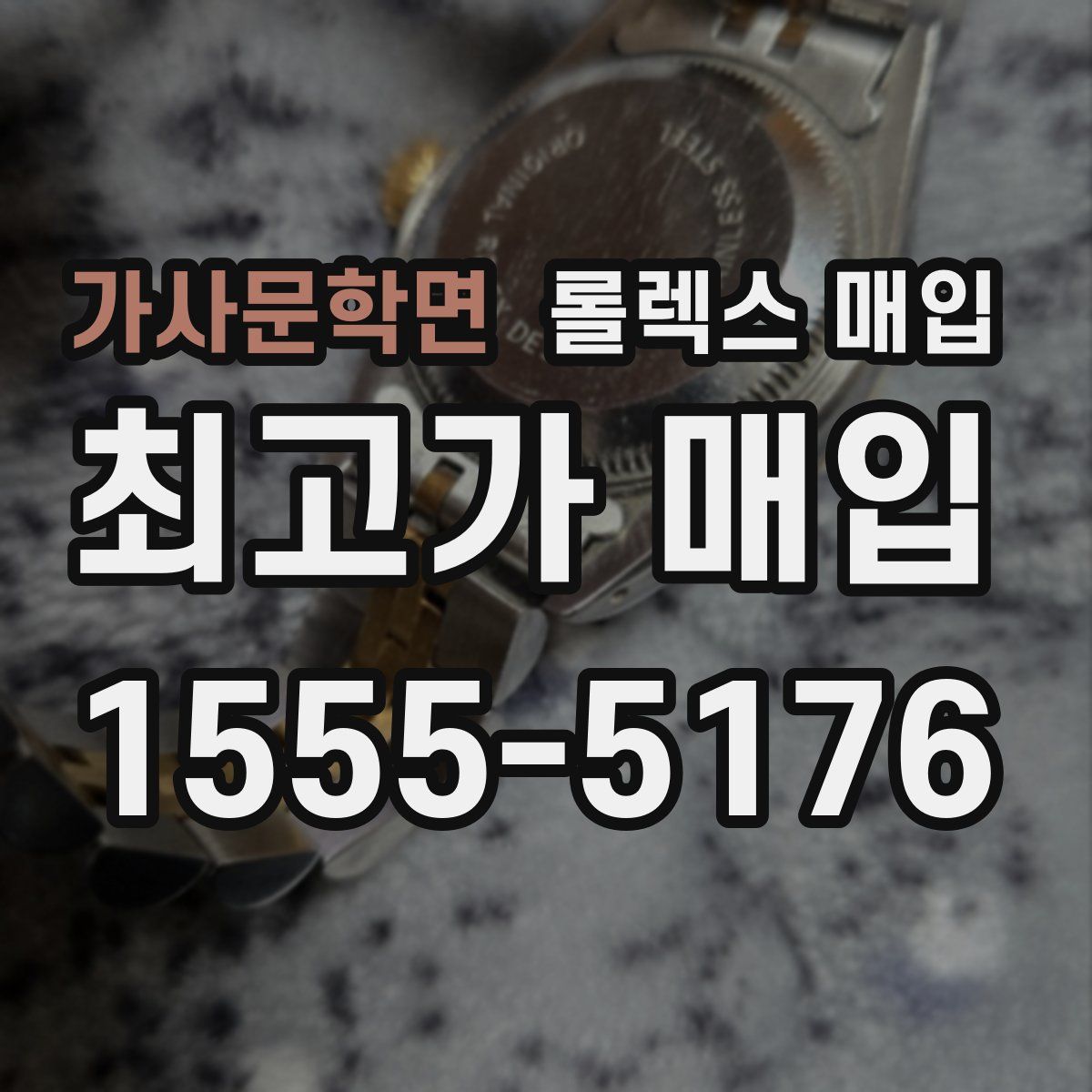 가사문학면 롤렉스 매입