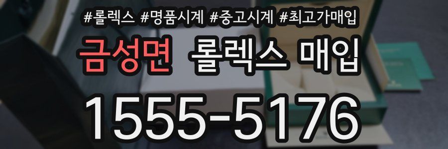 금성면 롤렉스 매입