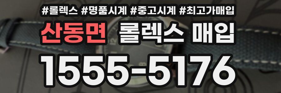 산동면 롤렉스 매입